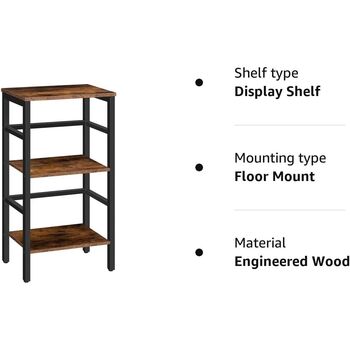 Three Layers Storage Unit Side Table Stand Shelf, 8 of 10