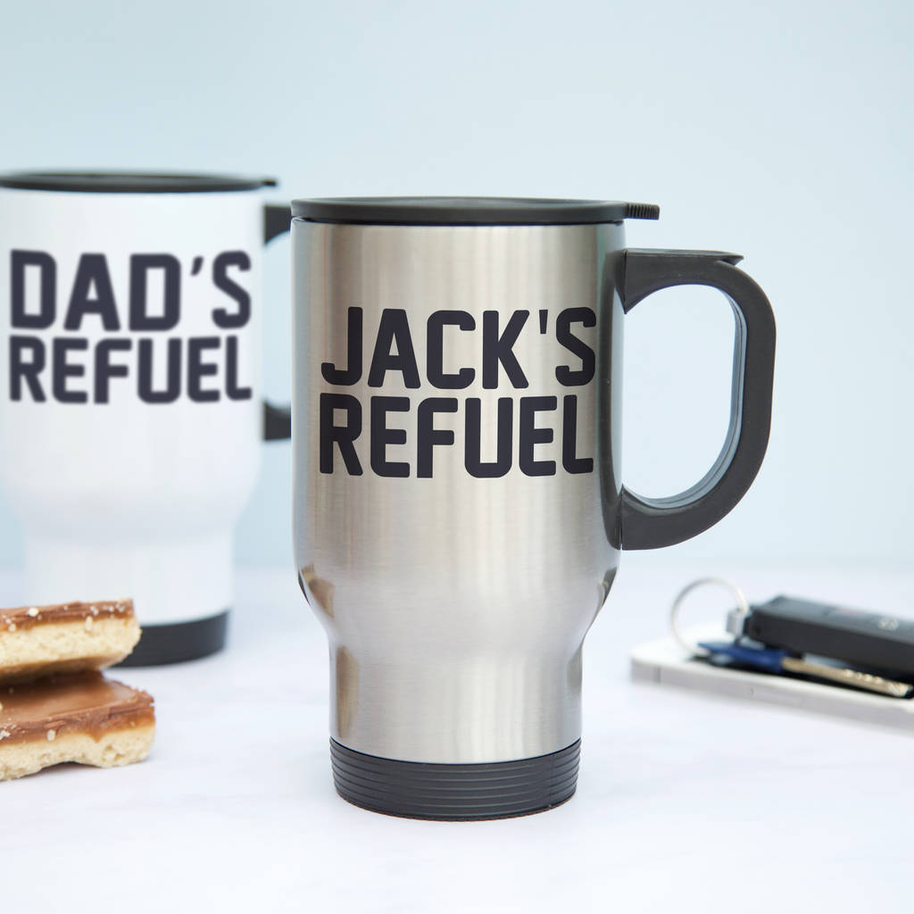 Image of Personalised Refuel Travel Mug