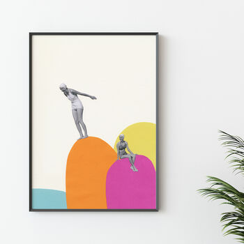 Cliff Diving Art Print, 5 of 8