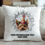 Personalised Birthday Celebration Yorkshire Terrier Break Through, thumbnail 5 of 7