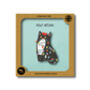 Christmas Cat Wrapped In Lights Pack Of 10 Cards, thumbnail 1 of 3