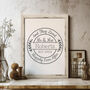 Personalised Cotton Wedding Anniversary Gift For A Couple, thumbnail 1 of 2