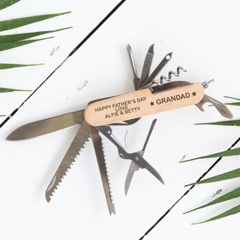 Personalised Star Pen Knife Multi Tool, 2 of 5