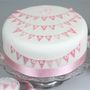 Birthday Cake Topper, Decorating Kit With Bunting, thumbnail 3 of 9