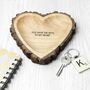 Personalised Wooden Heart Dish, thumbnail 2 of 7
