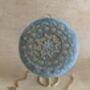 Blue Handcrafted Velvet Clutch Bag, thumbnail 6 of 10