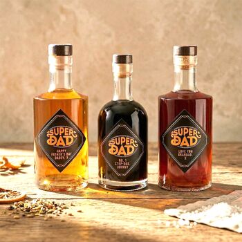 Personalised Super Dad Father's Day Gin, 2 of 5