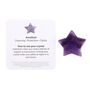 Friends Are Like Stars Lucky Amethyst Crystal Star, thumbnail 3 of 3