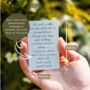 Engagement Photo And Message Wallet Card, thumbnail 4 of 5