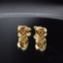 Knot Cufflinks Gift Vintage Men Groom Accessory, thumbnail 3 of 5