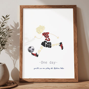 Personalised Football Team Print, 2 of 8