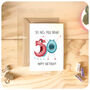 Funny 50th Birthday Greeting Card For Him For Her, thumbnail 4 of 5