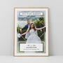 Five Years Together Couples Photo Print Personalised Anniversary Gift, thumbnail 1 of 5