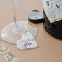 Gin Glass Charm With Name, thumbnail 4 of 6