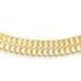 9ct Yellow Gold Double Curb Chain Bracelet, thumbnail 4 of 5