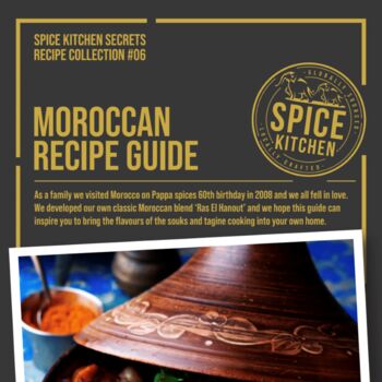 Moroccan Tin With 10 Spices And Handmade Silk Sari Wrap, 8 of 8