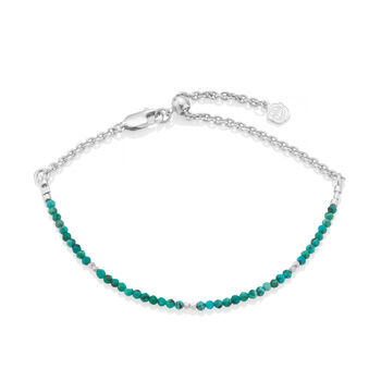 Turquoise And Silver Or Gold Bracelet, 2 of 5