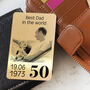 Personalised 50th Birthday Metal Wallet Card, thumbnail 5 of 7