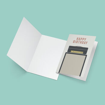 Amplifier Birthday Card | Guitar Greetings Card, 2 of 5