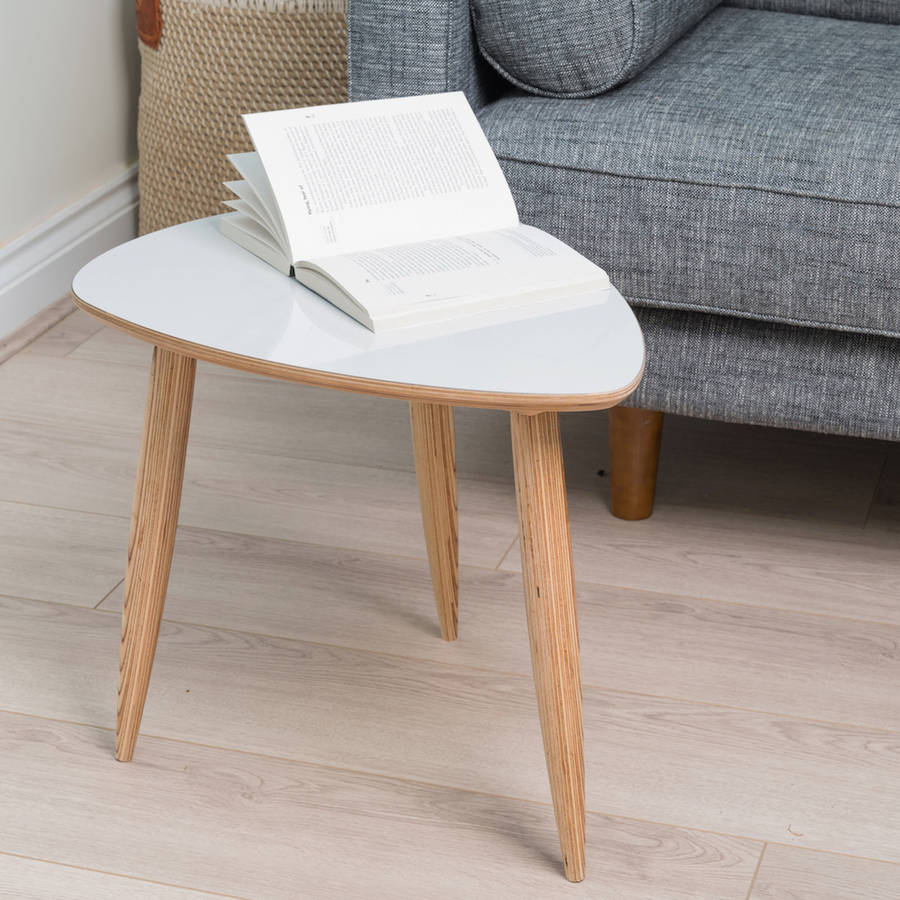 pebble shaped mid century style side table by the clementine ...