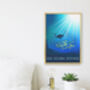 Go Scuba Diving Travel Poster Art Print, thumbnail 3 of 8