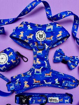 Skateboarding Dogs Adjustable Padded Dog Harness, 3 of 6