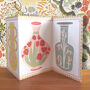 'Trippy Tych' Flora Vase Card, thumbnail 1 of 4