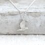 Turtle Dove Necklace In Silver, thumbnail 1 of 4
