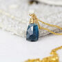 Kyanite Pendant In Gold, Rose Gold Or Silver, thumbnail 2 of 10