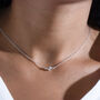 Sterling Silver Friendship Knot Necklace, thumbnail 5 of 12