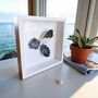 Porcelain Glazed Shell Beach Art: Stormy Seas, thumbnail 3 of 7
