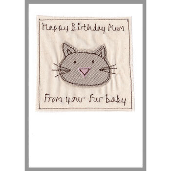 Personalised Cat Christmas Card For Her, Mum, Grandma, 8 of 12