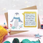 Personalised Penguin Christmas Scratch Card, thumbnail 1 of 12