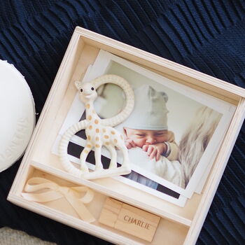Personalised New Baby Memory Photo Box, 2 of 9