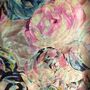Large 'Summer Rose' Pure Silk Scarf, thumbnail 2 of 3
