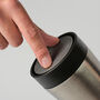 Circular And Co Travel Mug Made From Recycled Stainless Steel 8oz Uncoated Black, thumbnail 7 of 7