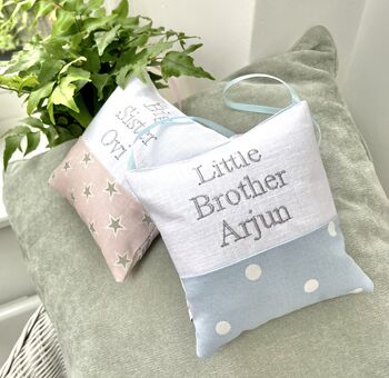 Big Sister, Little Brother Wall Hanging, 4 of 6