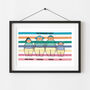 Personalised Jelly Baby Family Print, thumbnail 3 of 4