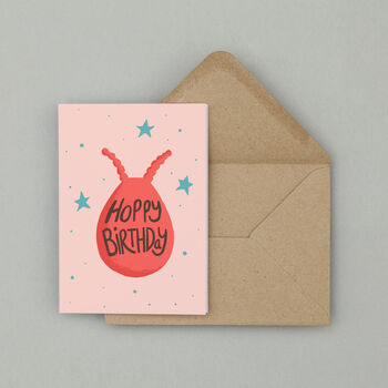 Hoppy Birthday Greetings Card, 4 of 6