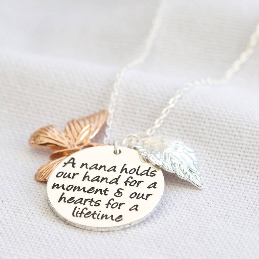 Personalised Meaningful Words Necklace By Lisa Angel