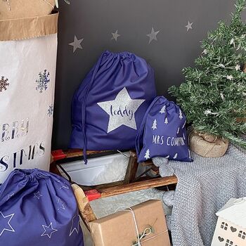 Personalised Christmas Tree Gift Bag, 4 of 4
