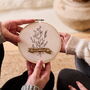 Personalised Couples Linen Hoop, thumbnail 1 of 4
