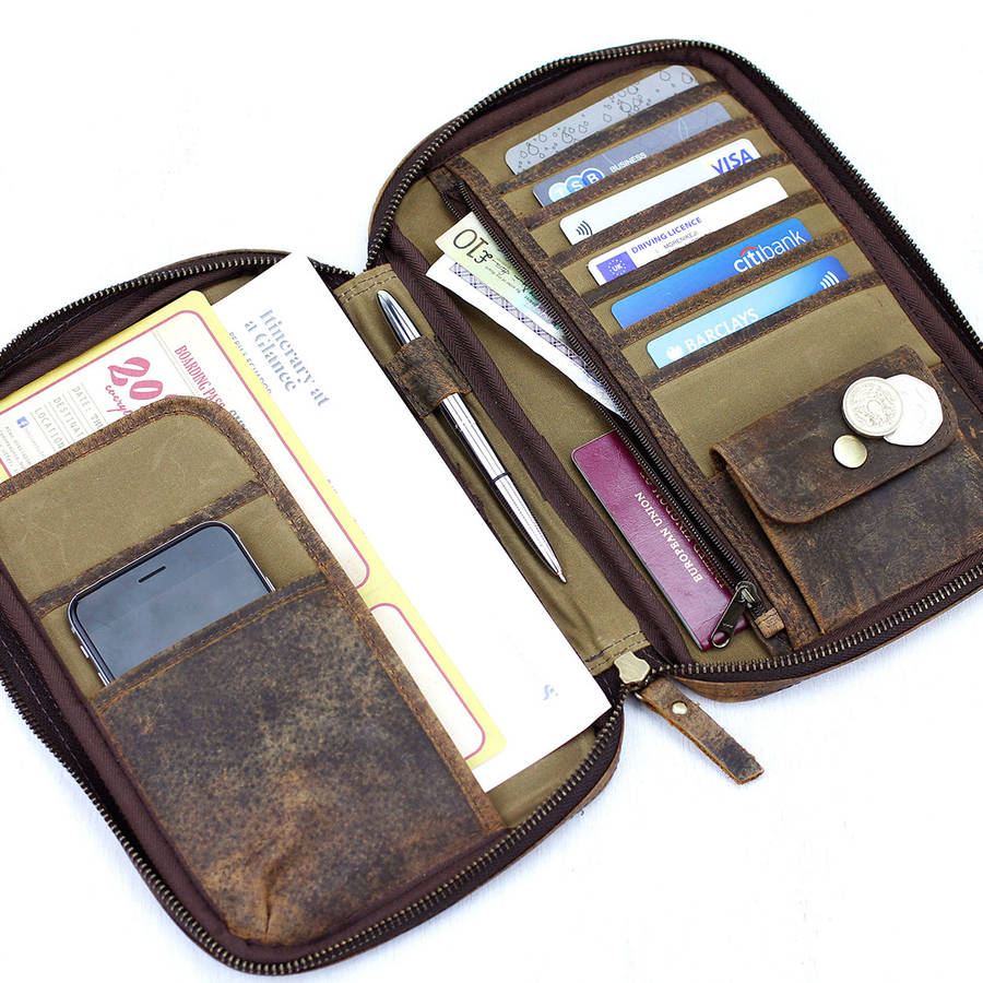 travel wallet and organiser