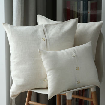 Lara Linen Decorative Cushion Covers, 3 of 10