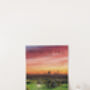 Primrose Hill London Skyline Travel Poster Art Print, thumbnail 2 of 8