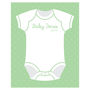 Baby Grow Personalised Baby Shower Guest Book Print, thumbnail 3 of 5