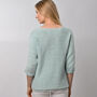 Spring Jumper Easy Knitting Kit Cotton Collection, thumbnail 6 of 8