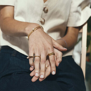 Chunky Braided Open Ring, 9 of 12