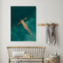 Wild Swimming 'Floating' Art Print, thumbnail 4 of 4