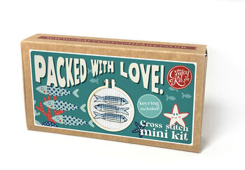 Packed With Love! Mini Matchbox Cross Stitch Kit, 9 of 12